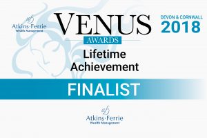 Venus Awards 2018 finalist badge