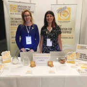 Rachel Fell and Lucy Findlay at the Social Enterprise World Forum