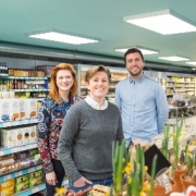 The team at HISBE supermarket