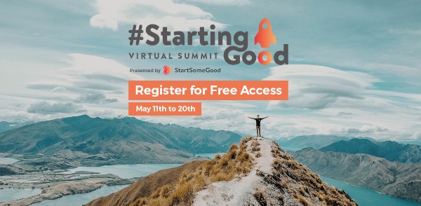 #StartingGood virtual summit poster