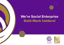 The Growth Company are Social Enterprise Gold Mark holders