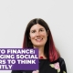 Photo of Lucy Findlay with text overlay: Access to finance: challenging social investors to think differently