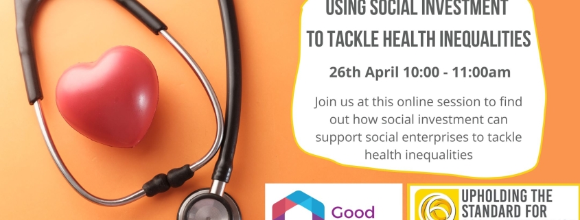 Using Social Investment to tackle Health Inequalities banner