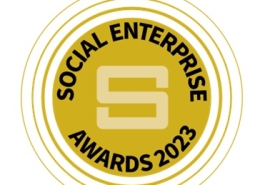 UK social enterprise awards 2023 badge