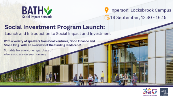 Bath Social Impact Network social investment programme launch